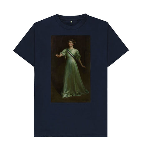 Navy Blue Christabel Pankhurst Unisex t-shirt