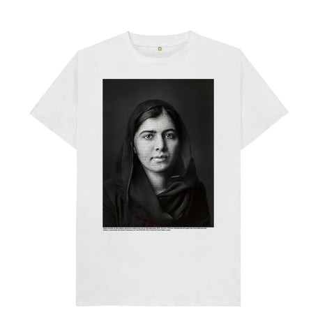 White Malala Yousafzai Unisex T-Shirt