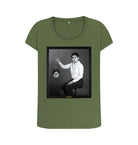 Khaki Shami Chakrabarti Women's Scoop Neck T-shirt