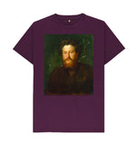 Purple William Morris Unisex T-Shirt