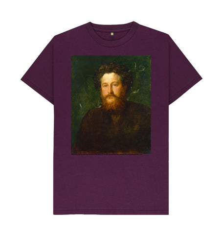 Purple William Morris Unisex T-Shirt