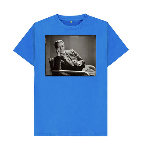 Bright Blue Radclyffe Hall by Howard Coster Unisex T-Shirt