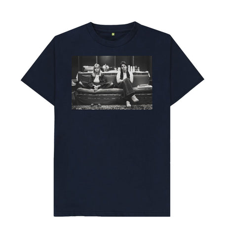 Navy Blue Linda McCartney and Paul McCartney Unisex T-shirt