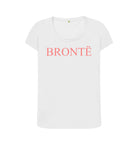 White BRONT\u00cb Women's Scoop Neck T-Shirt