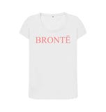 White BRONT\u00cb Women's Scoop Neck T-Shirt