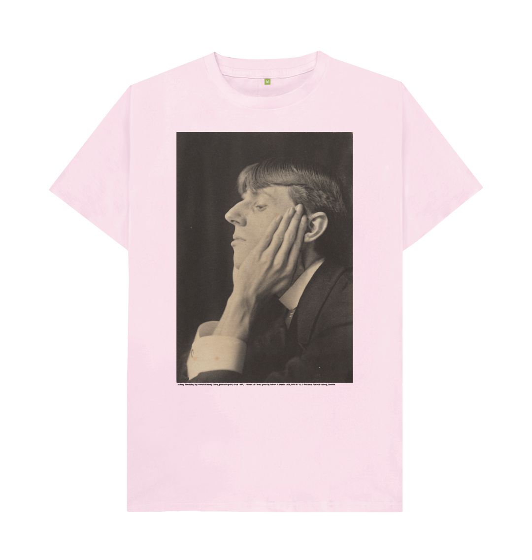 Pink aubrey beardsley unisex t shirt