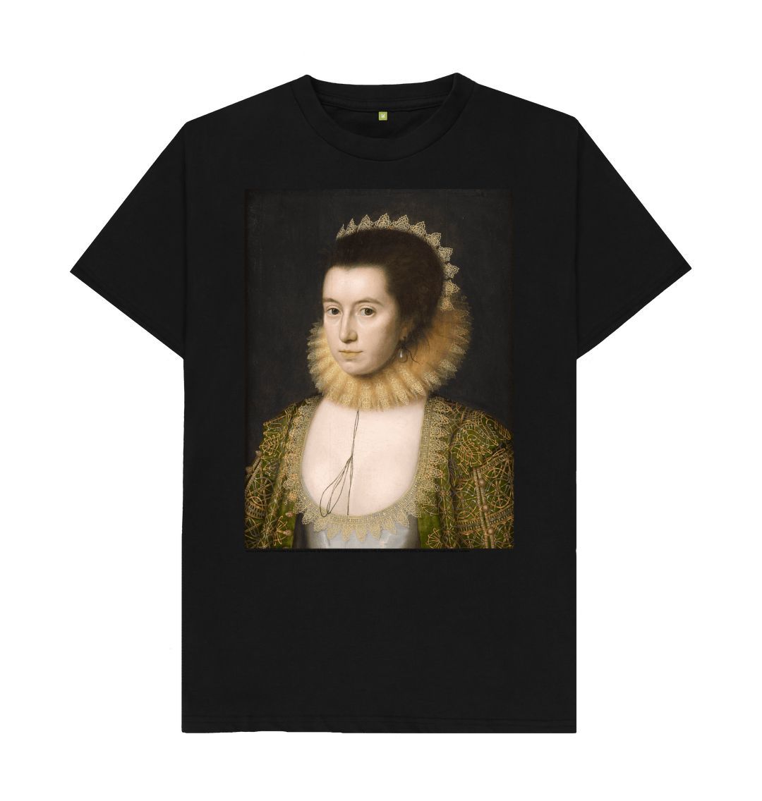 Black anne, countess of pembroke unisex crew neck t shirt