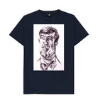 Navy Blue Stephen Fry Unisex t-shirt