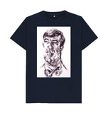 Navy Blue Stephen Fry Unisex t-shirt