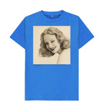 Bright Blue Tallulah Bankhead Unisex T-Shirt
