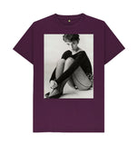 Purple Audrey Hepburn Unisex T-Shirt
