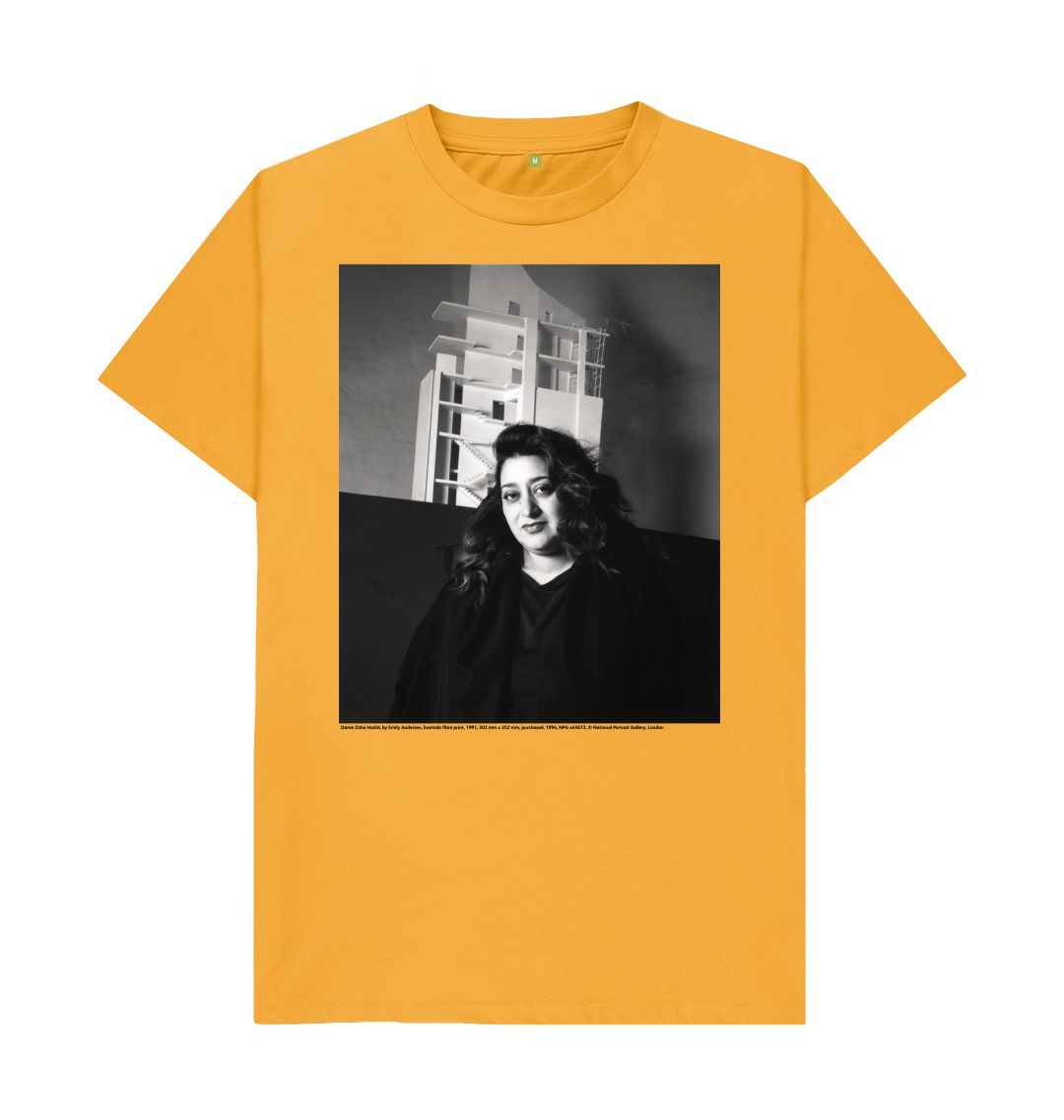 Mustard zaha hadid, 1991 unisex t shirt