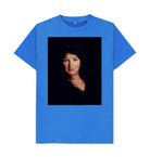 Bright Blue Kate Bush Unisex Crew Neck T-shirt
