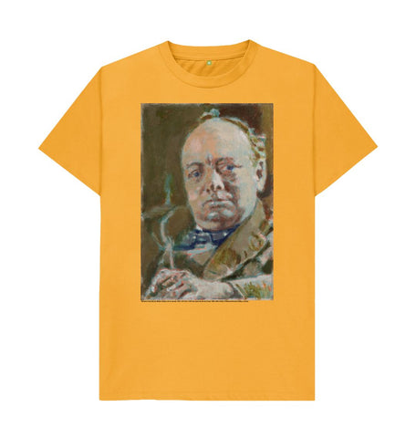 Mustard Winston Churchill Unisex T-Shirt
