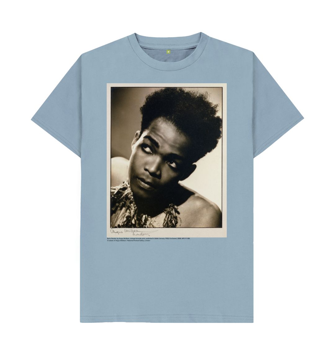 Stone blue berto pasuka by angus mcbean unisex t shirt
