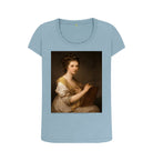 Stone Blue Angelica Kauffmann Women's Scoop Neck T-shirt