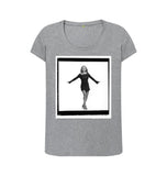 Athletic Grey Geri Halliwell Women's Scoop Neck T-shirt