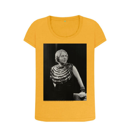 Mustard Laura Knight Women's Scoop Neck T-shirt