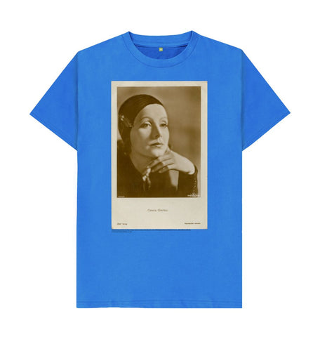 Bright Blue Greta Garbo by Ross-Verlag  Unisex T-Shirt