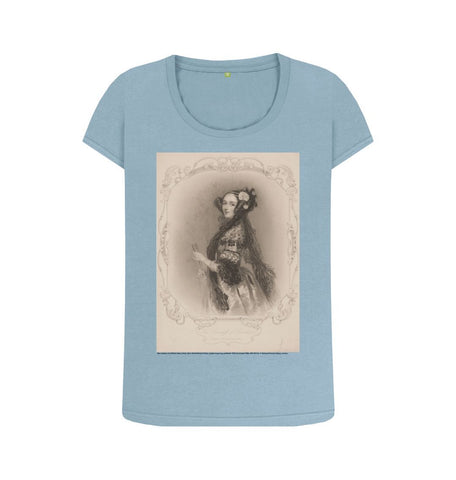 Stone Blue Ada Lovelace Women's Scoop Neck T-shirt