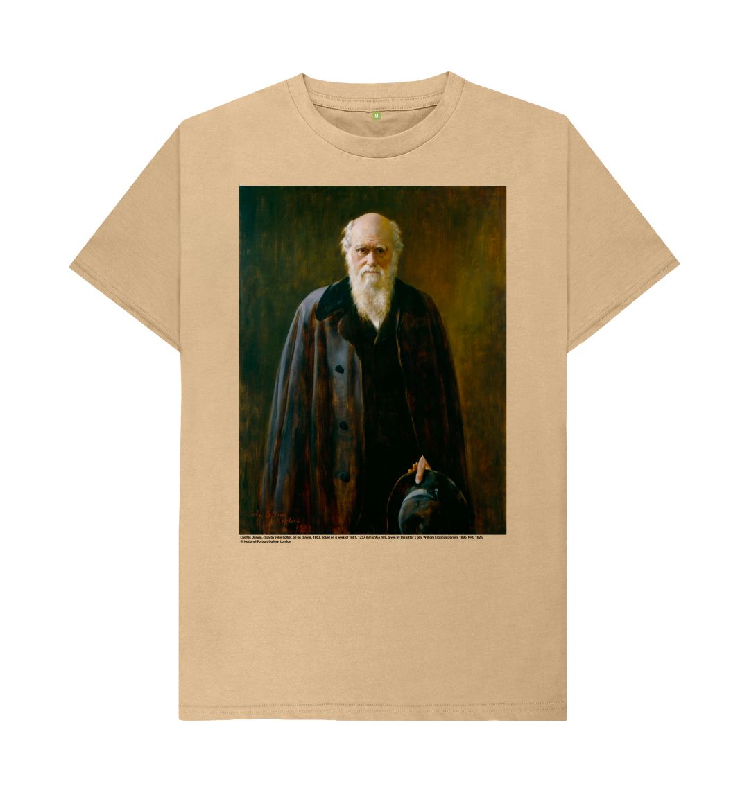 Sand charles darwin unisex t shirt