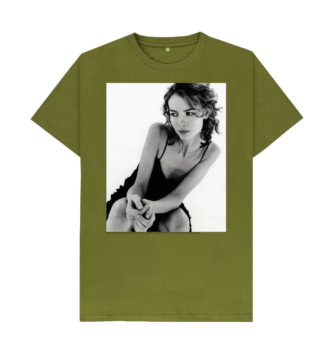 Moss green saffron burrows unisex t shirt