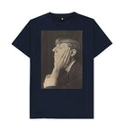 Navy Blue Aubrey Beardsley Unisex T-Shirt
