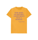 Mustard Kids Virginia Woolf Quote T-shirt