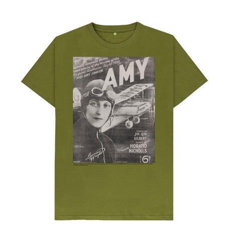 Moss Green Amy Johnson sheet music cover Unisex T-Shirt