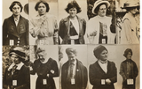 T-shirt unisexe « Photographie de surveillance des suffragettes militantes »