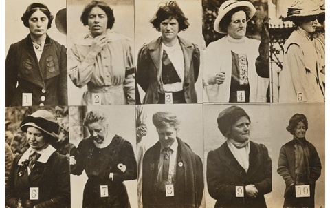'Surveillance Photograph of Militant Suffragettes' Unisex T-Shirt