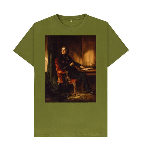 Moss Green Charles Dickens Unisex T-Shirt