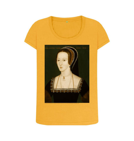 Mustard Anne Boleyn Women's Scoop Neck T-Shirt