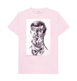 Pink Stephen Fry Unisex t-shirt