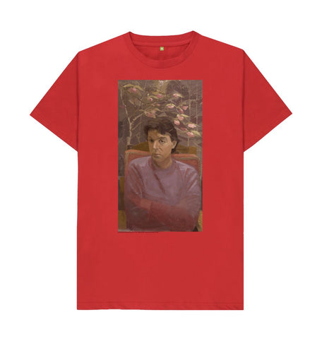 Red Paul McCartney Unisex t-shirt