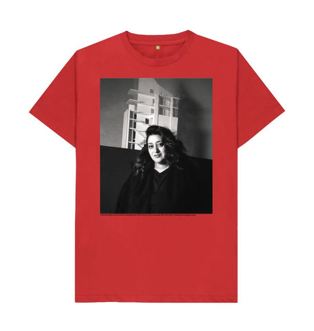 Red Zaha Hadid, 1991 unisex t-shirt