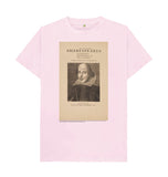 Pink William Shakespeare Unisex T-Shirt