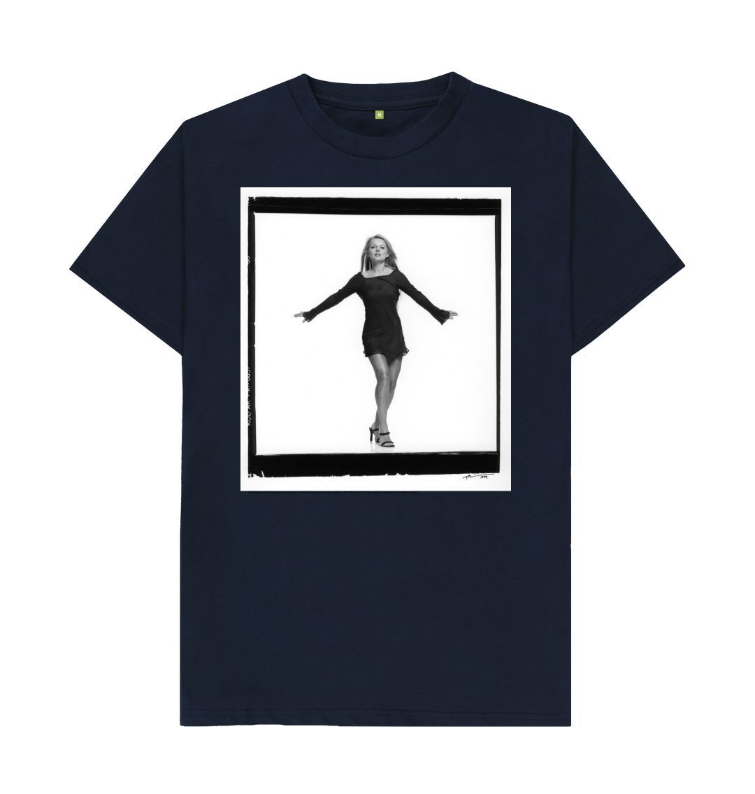 Navy blue geri halliwell unisex crew neck t shirt