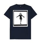 Navy Blue Geri Halliwell Unisex Crew Neck T-shirt