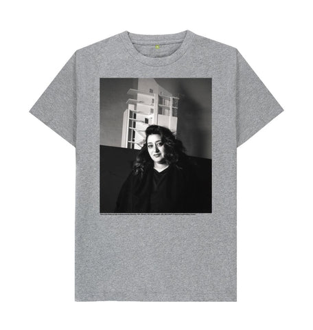 Athletic Grey Zaha Hadid, 1991 unisex t-shirt