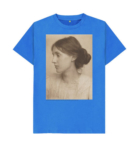 Bright Blue Virginia Woolf Unisex T-Shirt
