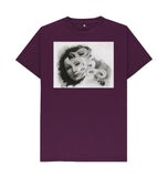 Purple Greta Garbo Unisex t-shirt