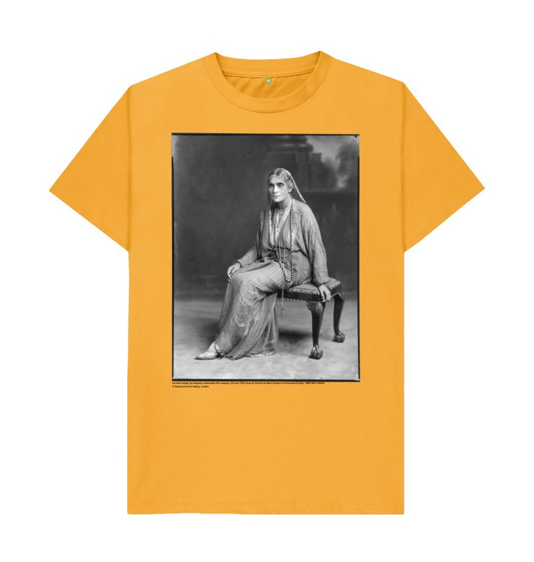 Mustard cornelia sorabji unisex crew neck t shirt