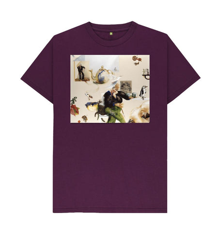 Purple Maggi Hambling Unisex t-shirt