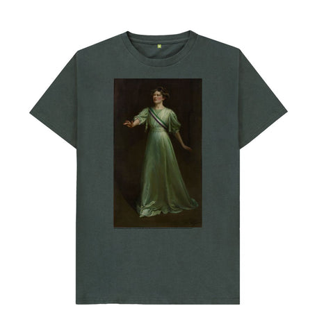 Dark Grey Christabel Pankhurst Unisex t-shirt