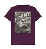 Purple Amy Johnson sheet music cover Unisex T-Shirt