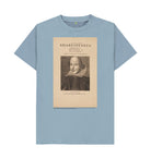 Stone Blue William Shakespeare Unisex T-Shirt