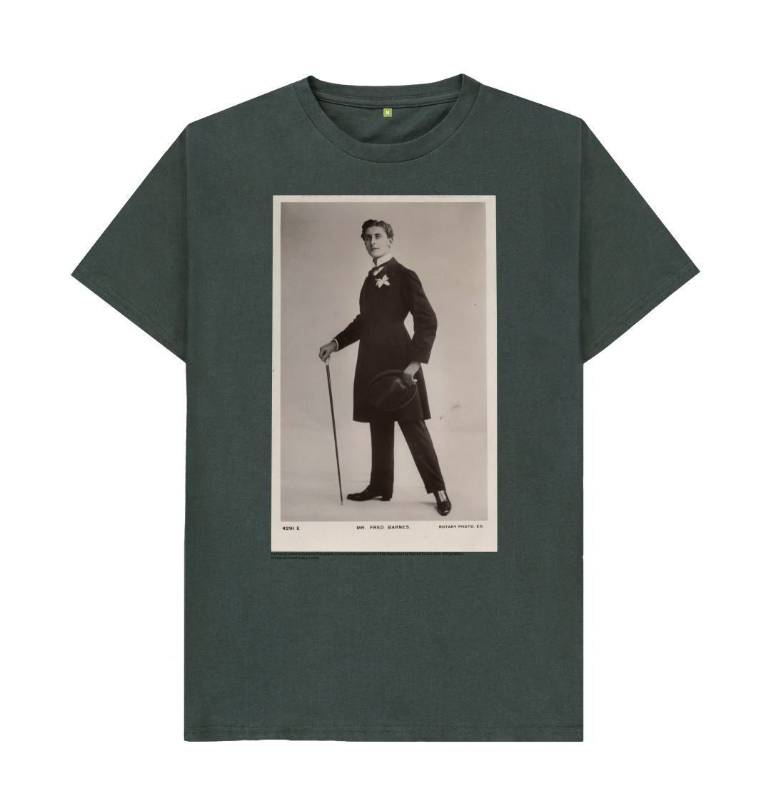 Dark grey fred barnes unisex t shirt