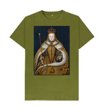 Moss Green Queen Elizabeth I Unisex T-Shirt