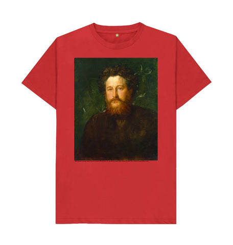 Red William Morris Unisex T-Shirt